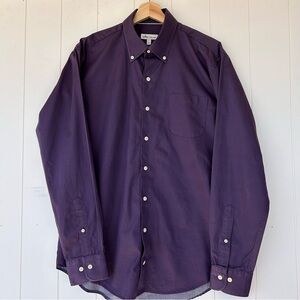 Peter Millar Men’s Button‎ Down Shirt Long Sleeve Purple/Blue Size Large